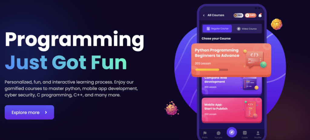 Programming Hero application pour apprendre à coder