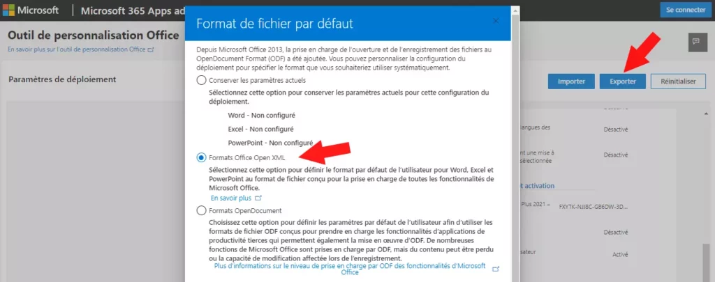 Personnaliser le fichier d'installation Microsoft Office 6