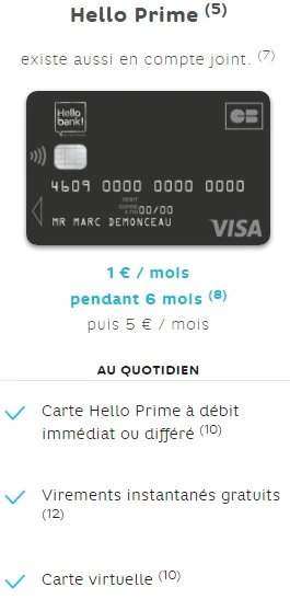 Offre Hello Prime